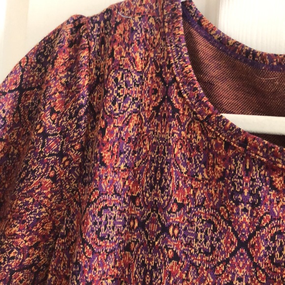 Maroon A-line Dress - Picture 3 of 4